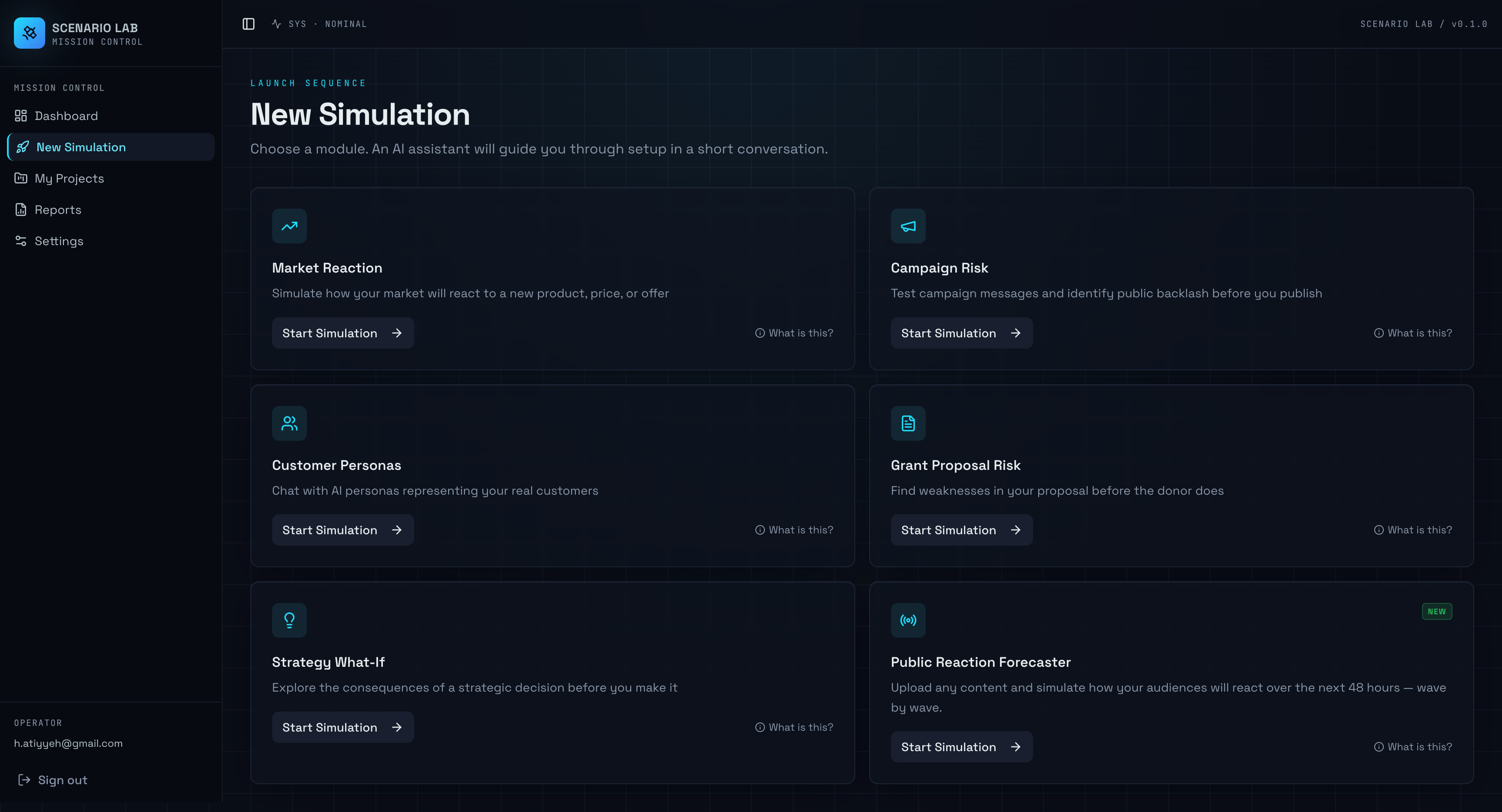 New Simulation